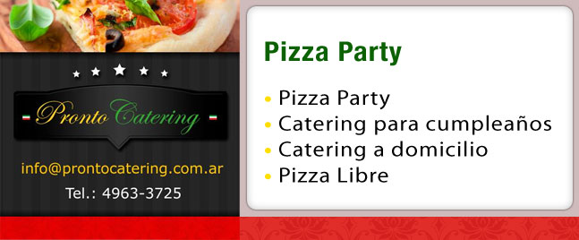 menu para eventos sociales, pizza party para eventos sociales, menu para eventos, comida para eventos, comida para fiestas
